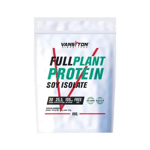 Ізолят соєвого білка Vansiton Full Plant Protein, 900 грам - Лісовий горіх