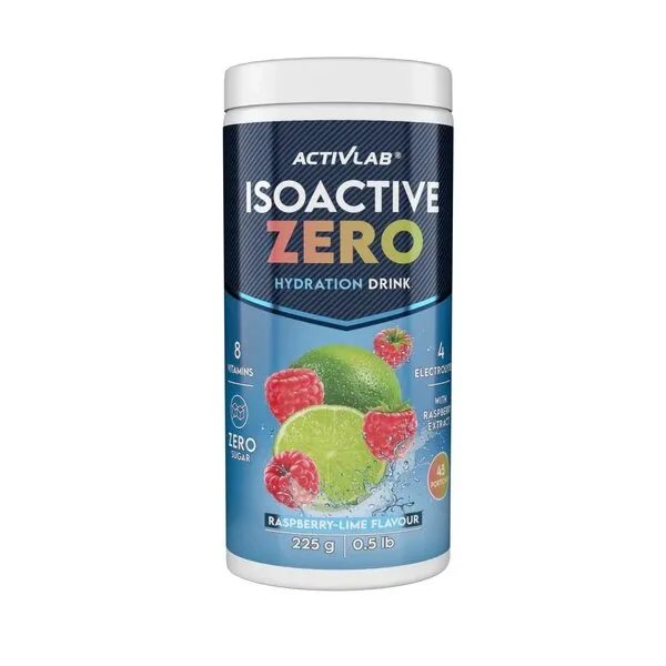 Ізотонік ActivLab Isoactive Zero, 225 грам - Малина-лайм
