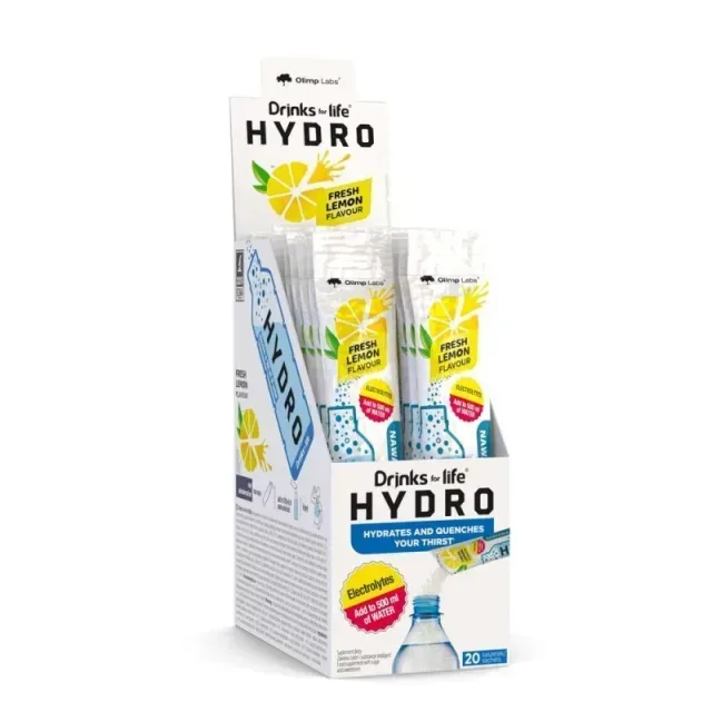 Изотоник Olimp Sport Nutrition Drinks for life Hydro, 20*5.3 грамм - Лимон