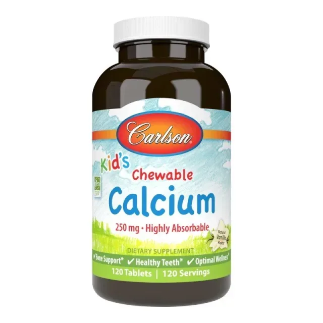 Kid's Chewable Calcium, 120 таблеток, ваніль