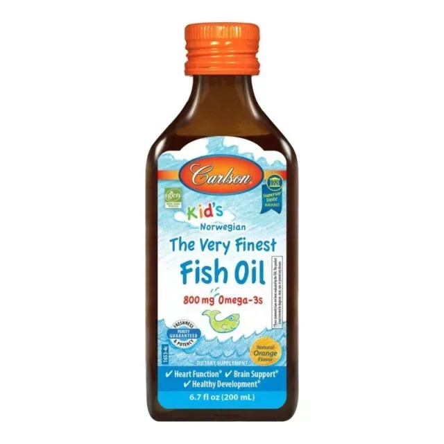 Kid's The Very Finest Fish Oil, 200 мл, апельсин