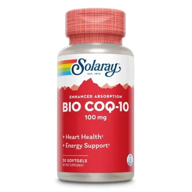 Коэнзим Q10 Solaray Bio CoQ-10 100 mg, 30 капсул