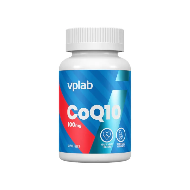 Коензим VPLab CoQ 10 100 mg, 60 капсул для підтримки серцево-судинної системи