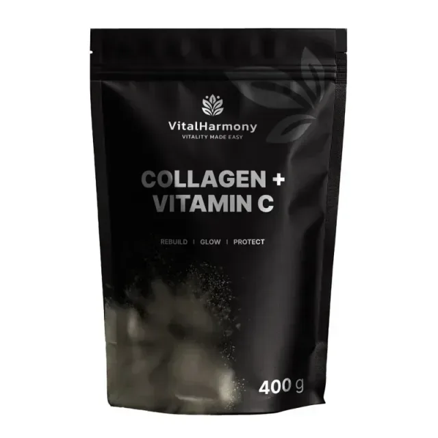 Колаген і вітамін С VitalHarmony Collagen pluc C, 400 грам - Груша-манго