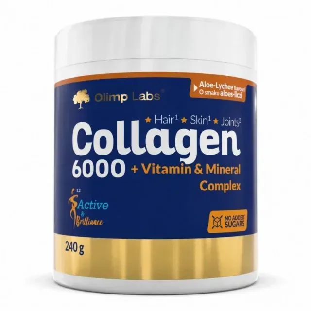 Колаген Olimp Sport Nutrition Collagen 6000 Active & Brilliance, 240 грам - Алое-лічі