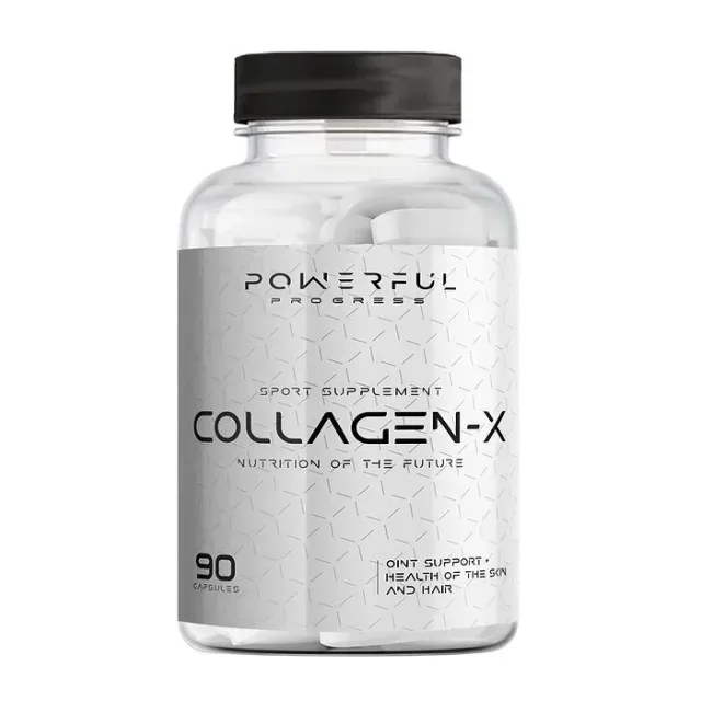 Коллаген Powerful Progress Collagen-X, 90 капсул для поддержки суставов и кожи
