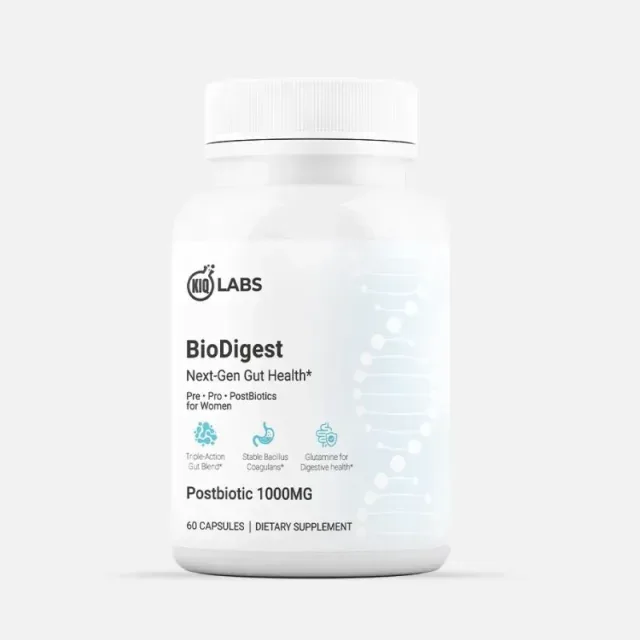 Комплекс для мікрофлори кишківника KIQ Labs BioDigest, 60 капсул