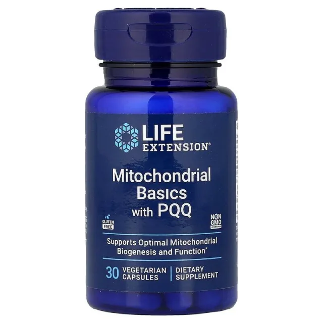 Комплекс для мітохондрій Life Extension Mitochondrial Basics with PQQ, 30 вегакапсул