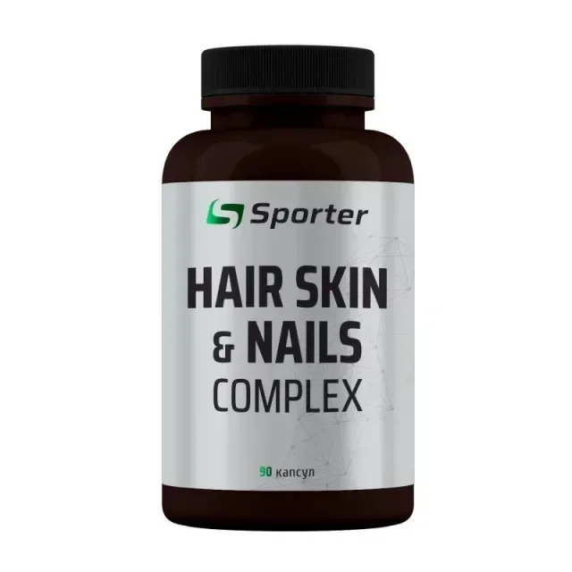 Комплекс для волос, кожи и ногтей Sporter Hair Skin & Nails, 90 капсул