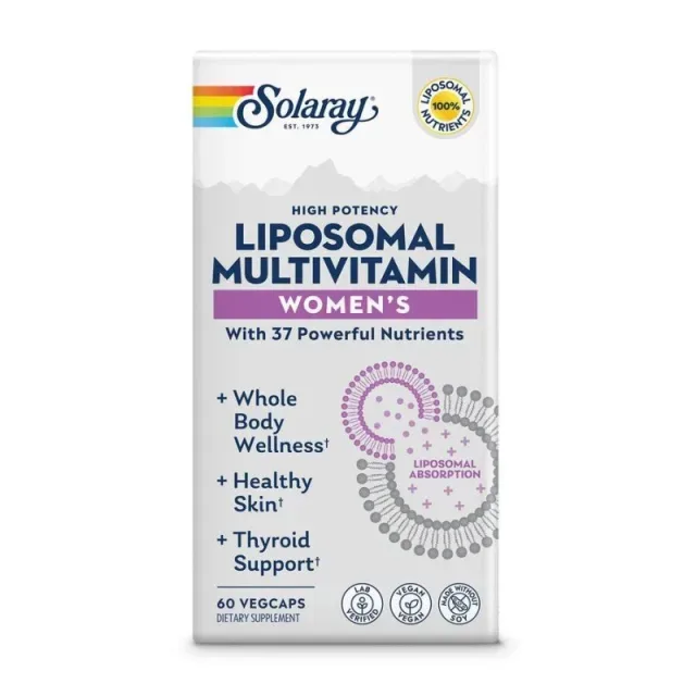 Комплекс для жінок Solaray Liposomal Multivitamin Women's, 60 вегакапсул