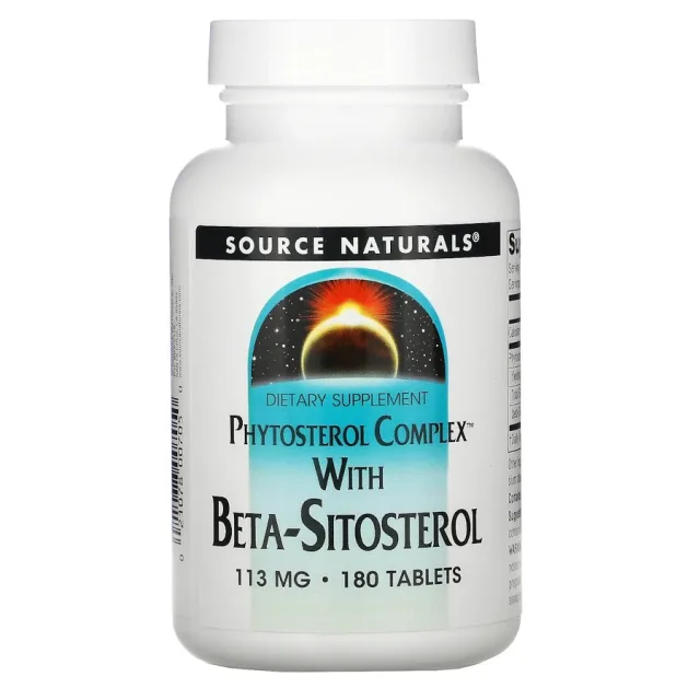 Комплекс фітостеролів Source Naturals Phytosterol Complex with Beta-Sitosterol, 180 таблеток