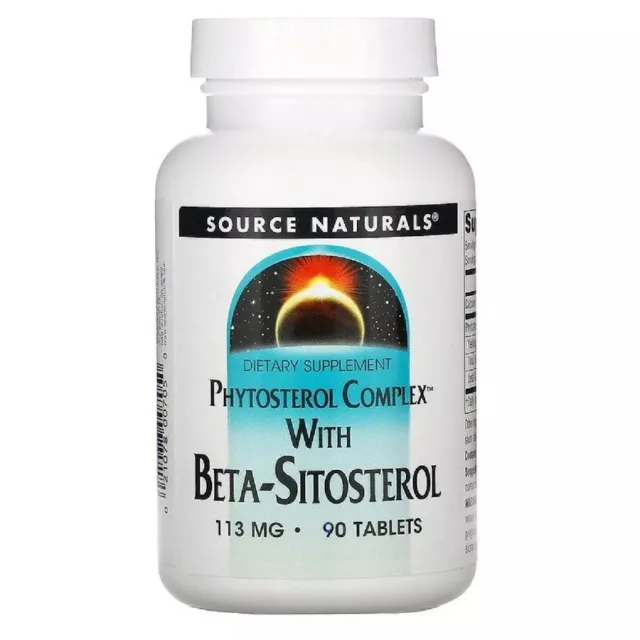 Комплекс фитостеролов Source Naturals Phytosterol Complex with Beta-Sitosterol, 90 таблеток