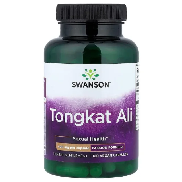 Корінь еврикоми довголистої Swanson Tongkat Ali 400 mg, 120 капсул