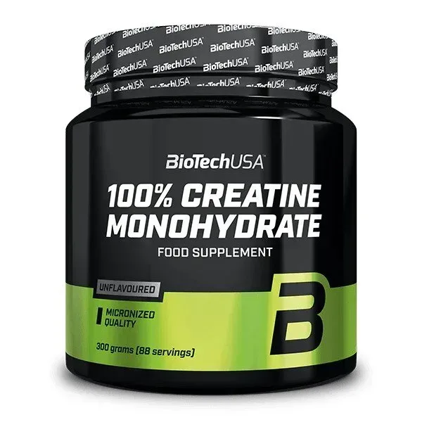 Креатин BioTech 100% Creatine Monohydrate, 300 грам без смаку
