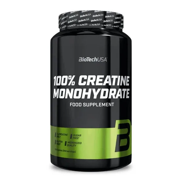 Креатин BioTech 100% Creatine Monohydrate, 1 кг без смаку