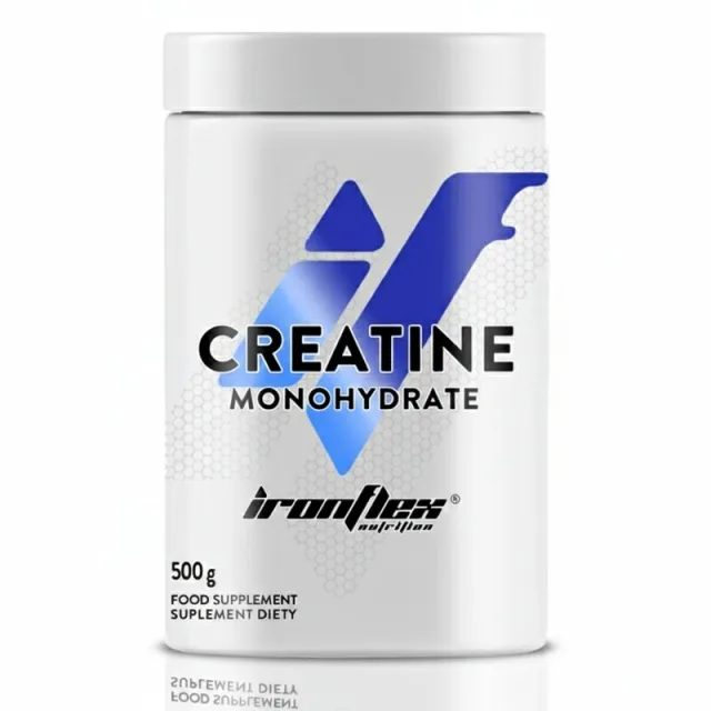 Креатин IronFlex Creatine Monohydrate, 500 грам - Полуниця