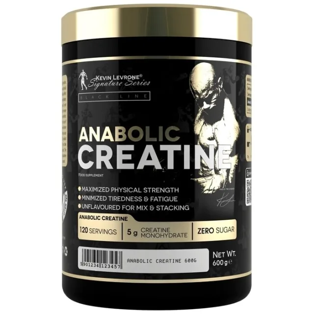 Креатин моногідрат Kevin Levrone Black Line Anabolic Creatine, 600 грам