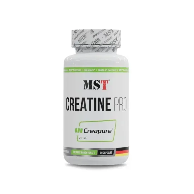 Креатин моногідрат MST Nutrition Creatine PRO Creapure, 90 капсул