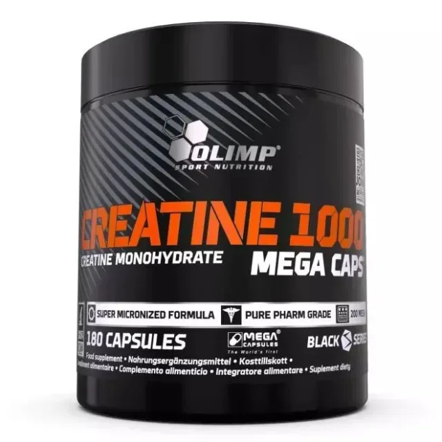 Креатин Olimp Sport Nutrition Creatine 1000 Mega Caps, 180 капсул
