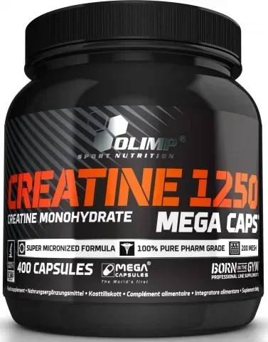 Креатин Olimp Sport Nutrition Creatine 1250 Mega Caps, 400 капсул