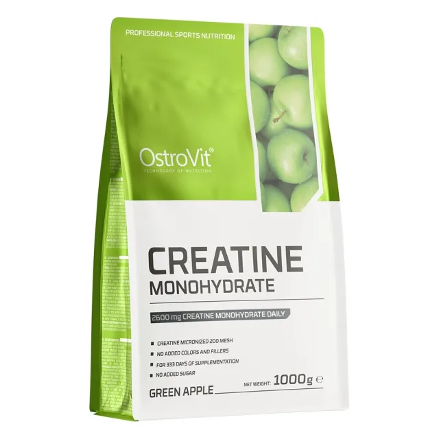 Креатин OstroVit Creatine Monohydrate, 1 кг - Зеленое яблоко