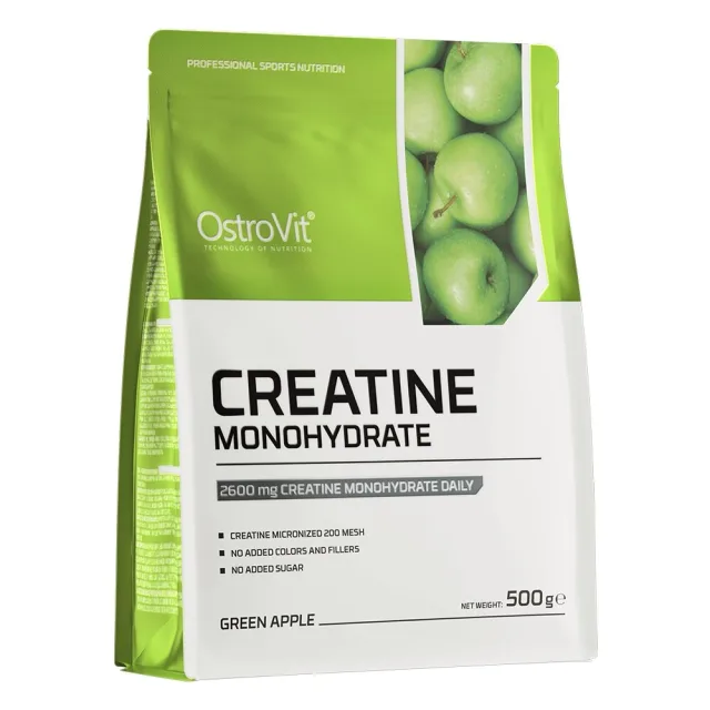 Креатин OstroVit Creatine Monohydrate, 500 грамм - Зеленое яблоко