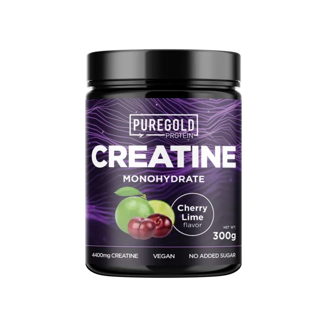 Креатин Pure Gold Protein Creatine Monohydrate, 300 грам - Вишня-лайм