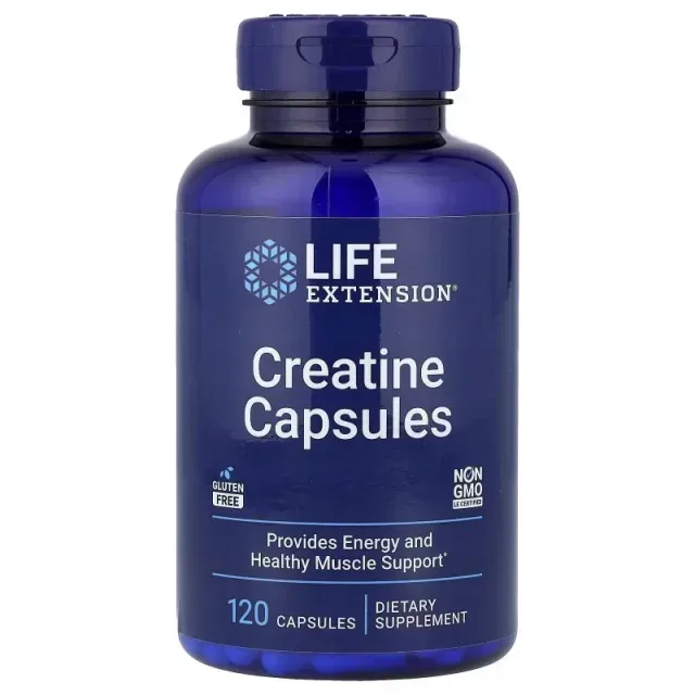 Креатин в капсулах Life Extension Creatine Capsules, 120 капсул