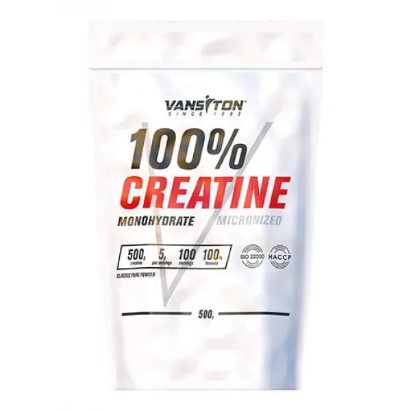 Креатин Vansiton Creatine Monohydrate, 500 грам - Полуниця