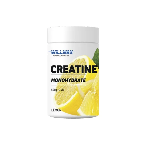 Креатин Willmax Creatine Monohydrate, 500 грам - Лимон