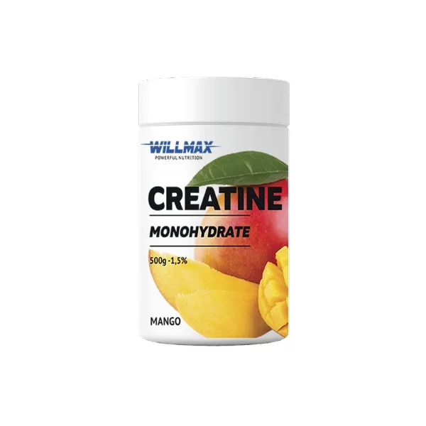 Креатин Willmax Creatine Monohydrate, 500 грамм - Манго