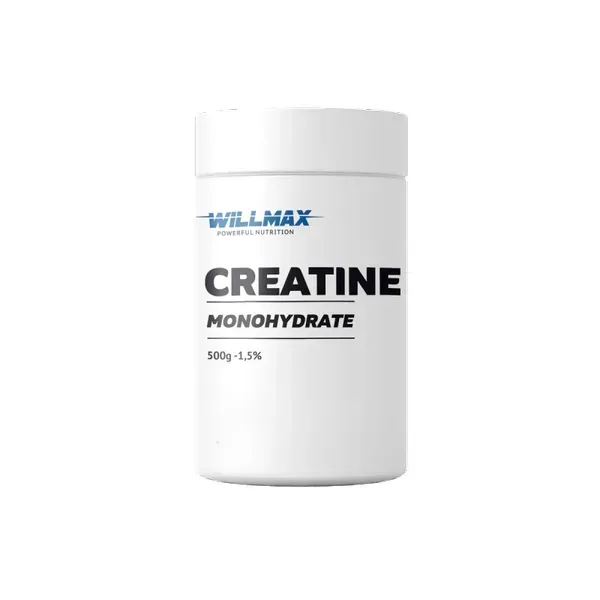 Креатин Willmax Creatine Monohydrate, 500 грамм - Без вкуса