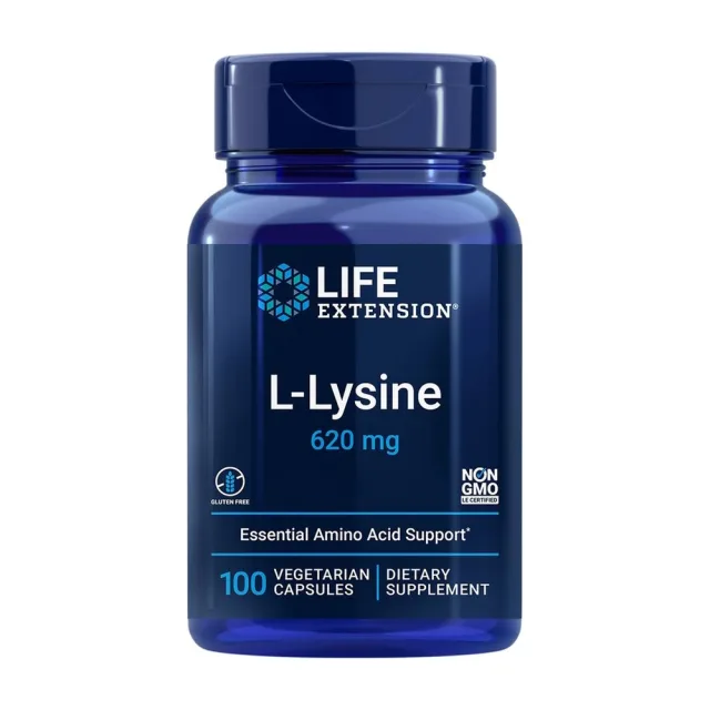 L- лізин Life Extension L-Lysine 620 mg, 100 вегакапсул