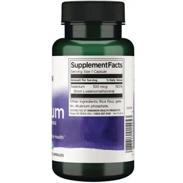 L-селенометіонін Swanson Selenium 100 mcg, 300 капсул