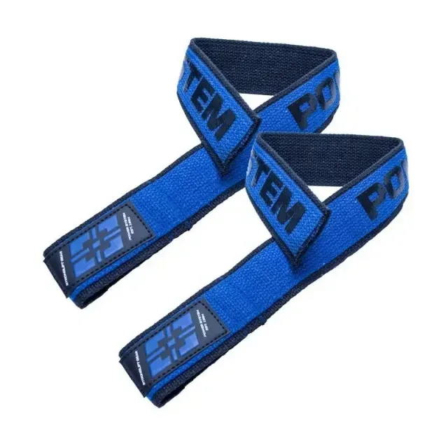 Лямки для тяги Power System Lifting Straps Duplex PS-3401, Blue