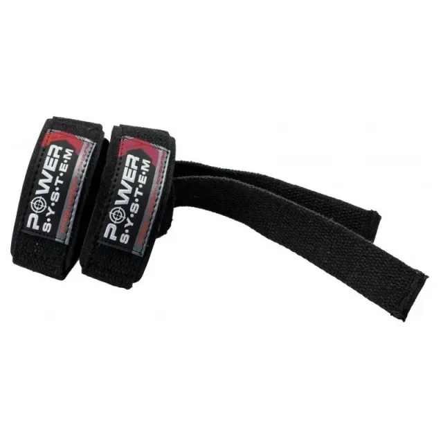 Лямки для тяги Power System Power Straps PS-3400, Black/Red