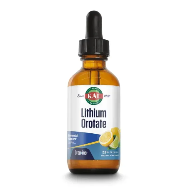 Lithium Orotate DropIns, 59 мл, лимон-лайм