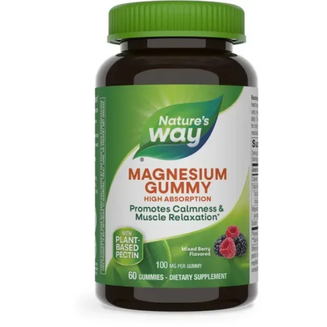 Magnesium Gummy, 60 желейок, ягідний мікс