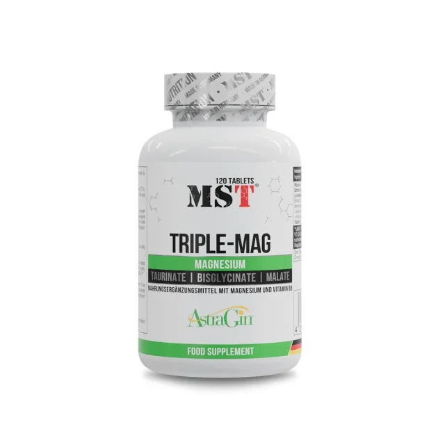 Магніевий комплекс MST Nutrition Triple-Mag, 120 капсул