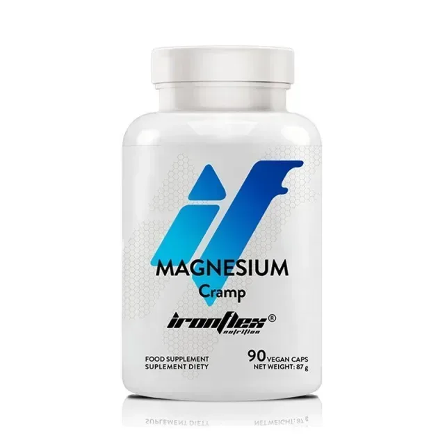 Магний, калий и витамин B6 IronFlex Magnesium Cramp, 90 вегакапсул