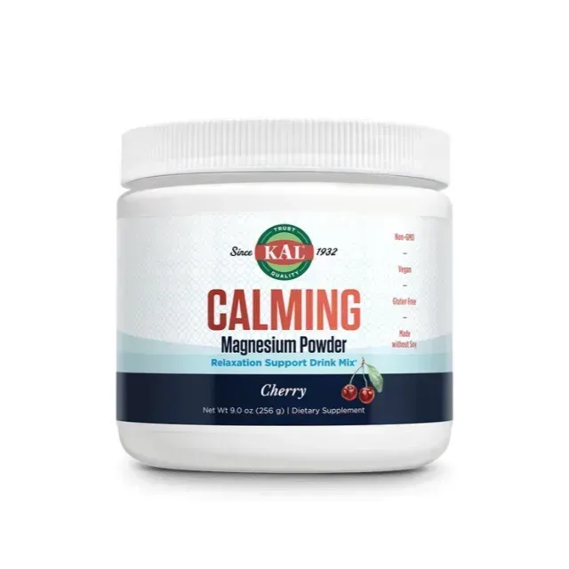 Магній гліцинат KAL Calming Magnesium Powder, 256 грам - Чорниця