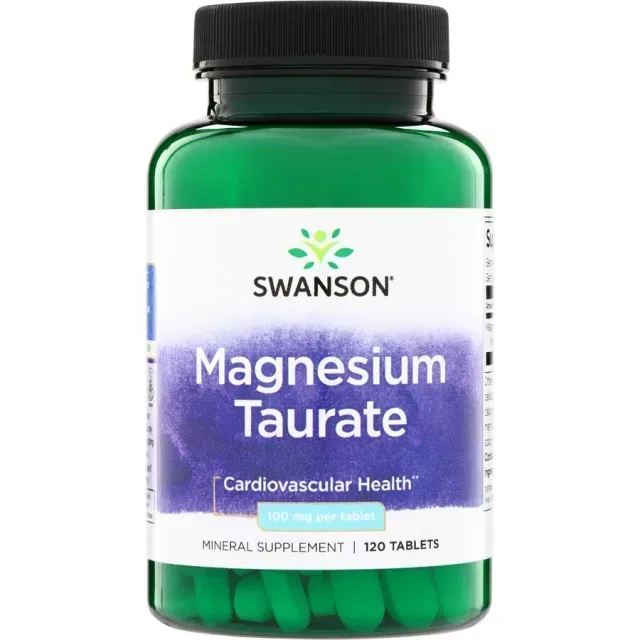 Магній таурат Swanson Magnesium Taurate 100 mg, 120 капсул