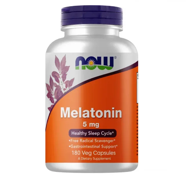 Melatonin 5 mg, 180 вегакапсул