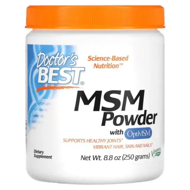 Метилсульфониметан Doctor's Best MSM Powder with OptiMSM, 250 грамм