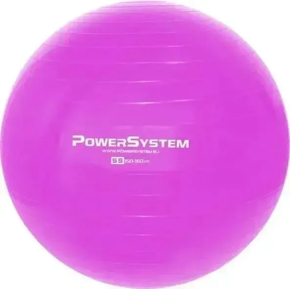 М'яч для фітнесу Power System PS-4011 55 см, Pink