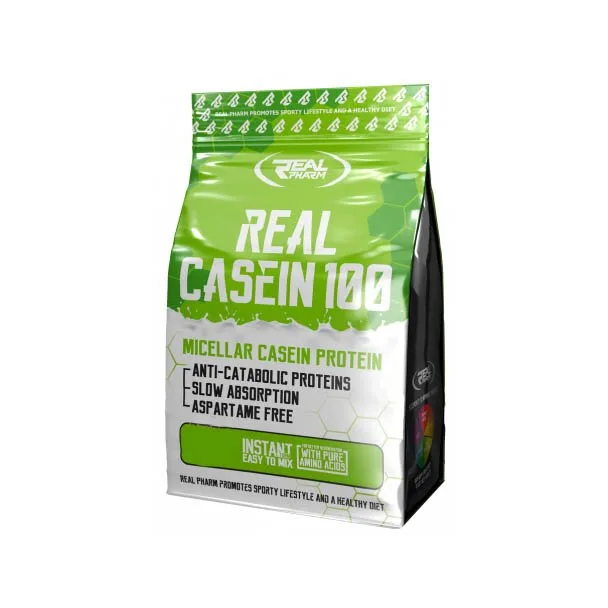 Міцелярний казеїн Real Pharm Real Casein 100, 700 грам - Полуниця