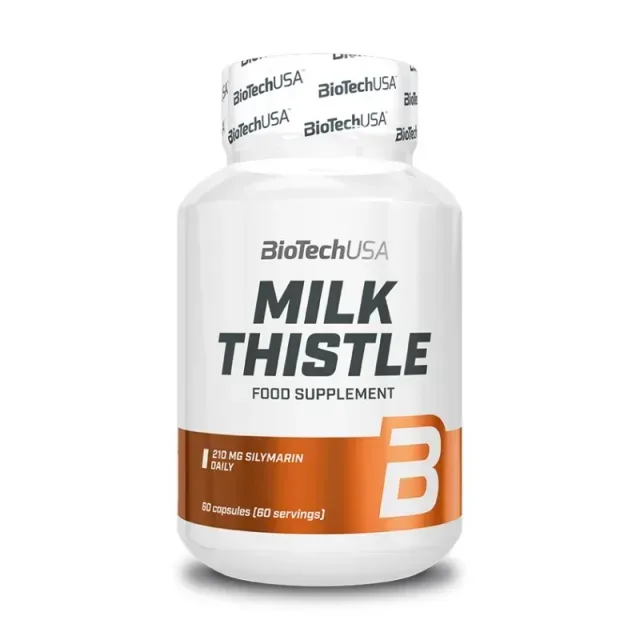 Натуральна добавка BioTech Milk Thistle, 60 капсул