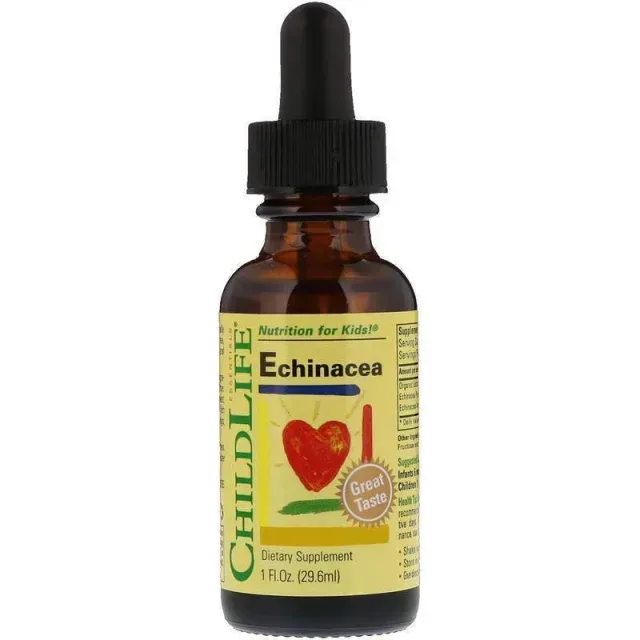 Натуральна добавка ChildLife Echinacea Liquid, 29.6 мл - Апельсин