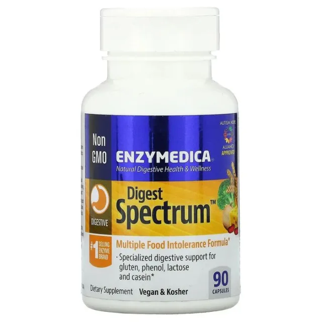 Натуральная добавка Enzymedica Digest Spectrum, 90 капсул