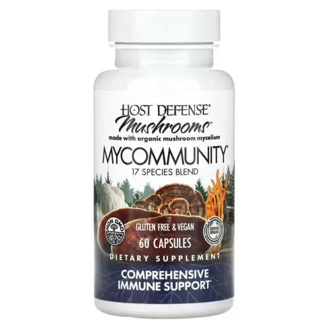 Натуральна добавка Host Defense My Community, 60 вегакапсул